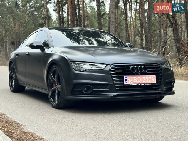 Черный Ауди A7 Sportback, объемом двигателя 2.97 л и пробегом 150 тыс. км за 31500 $, фото 2 на Automoto.ua