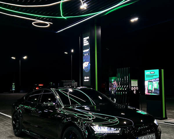 Черный Ауди A7 Sportback, объемом двигателя 3 л и пробегом 111 тыс. км за 25999 $, фото 2 на Automoto.ua
