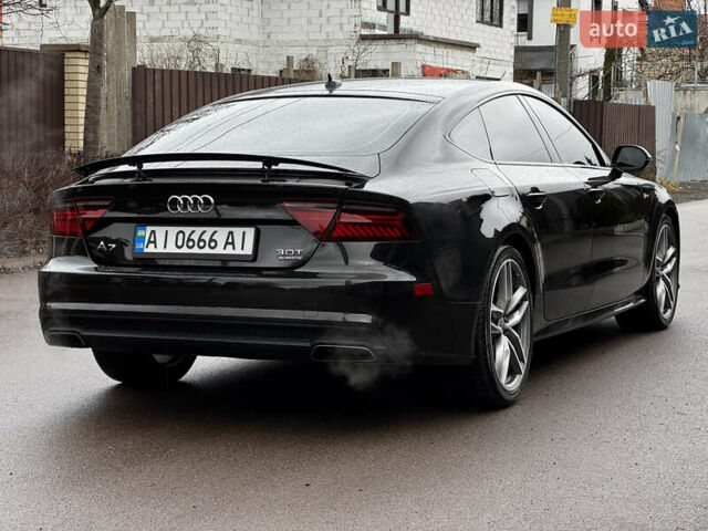 Черный Ауди A7 Sportback, объемом двигателя 3 л и пробегом 137 тыс. км за 23500 $, фото 3 на Automoto.ua