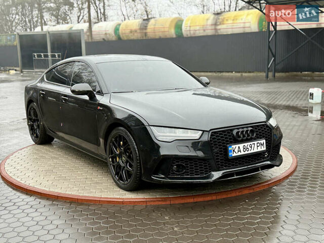 Черный Ауди A7 Sportback, объемом двигателя 3 л и пробегом 215 тыс. км за 17600 $, фото 4 на Automoto.ua
