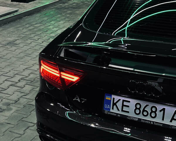 Черный Ауди A7 Sportback, объемом двигателя 3 л и пробегом 111 тыс. км за 25999 $, фото 11 на Automoto.ua