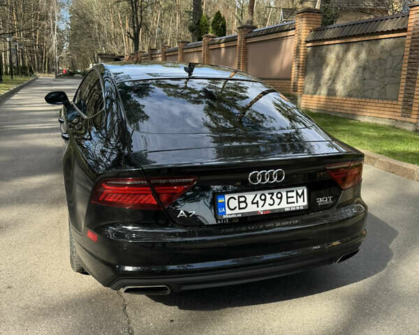 Черный Ауди A7 Sportback, объемом двигателя 3 л и пробегом 148 тыс. км за 25700 $, фото 7 на Automoto.ua