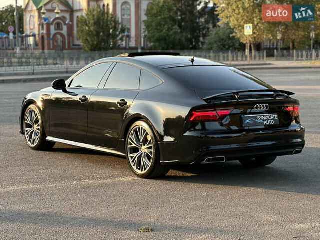 Черный Ауди A7 Sportback, объемом двигателя 3 л и пробегом 157 тыс. км за 28500 $, фото 4 на Automoto.ua