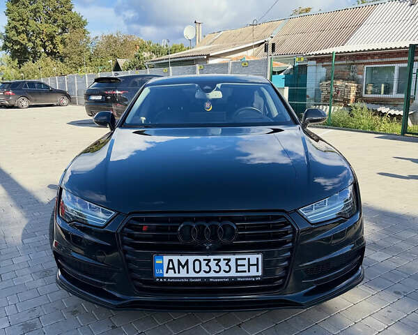 Чорний Ауді A7 Sportback, об'ємом двигуна 2.97 л та пробігом 170 тис. км за 29900 $, фото 3 на Automoto.ua