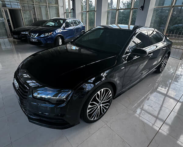 Черный Ауди A7 Sportback, объемом двигателя 3 л и пробегом 211 тыс. км за 28700 $, фото 1 на Automoto.ua