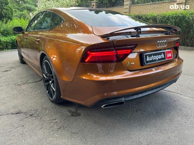 Коричневый Ауди A7 Sportback, объемом двигателя 3 л и пробегом 113 тыс. км за 33690 $, фото 12 на Automoto.ua