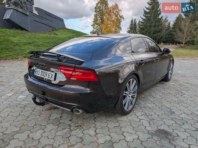 Ауди A7 Sportback 2011 в Дубно на Automoto.ua Коричневый Ауди A7 Sportback, объемом двигателя 2.97 л и пробегом 325 тыс. км за 14999 $, фото 9 на Automoto.ua