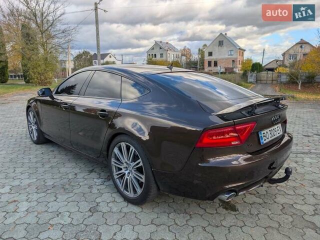 Ауди A7 Sportback 2011 в Дубно на Automoto.ua Коричневый Ауди A7 Sportback, объемом двигателя 2.97 л и пробегом 325 тыс. км за 14999 $, фото 4 на Automoto.ua