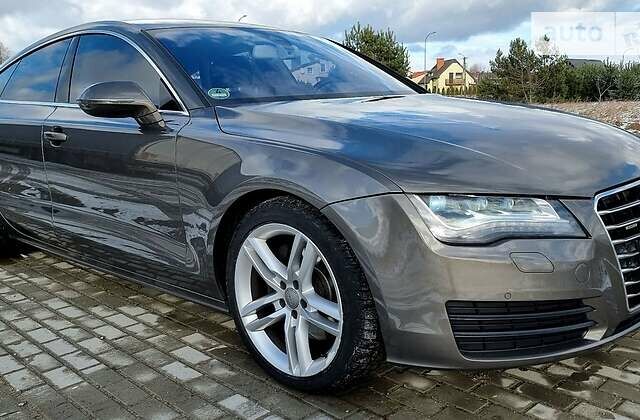 Коричневий Ауді A7 Sportback, об'ємом двигуна 3 л та пробігом 216 тис. км за 24350 $, фото 28 на Automoto.ua