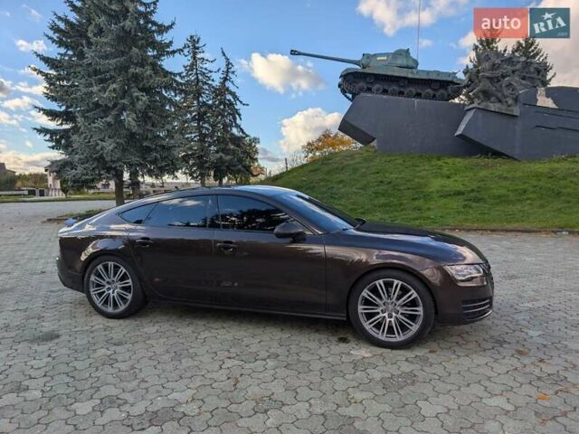 Ауди A7 Sportback 2011 в Дубно на Automoto.ua Коричневый Ауди A7 Sportback, объемом двигателя 2.97 л и пробегом 325 тыс. км за 14999 $, фото 7 на Automoto.ua