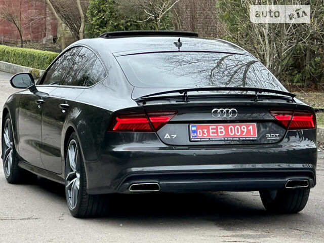 Коричневий Ауді A7 Sportback, об'ємом двигуна 3 л та пробігом 80 тис. км за 25999 $, фото 19 на Automoto.ua