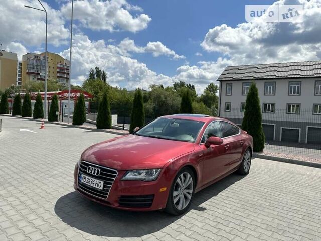 Червоний Ауді A7 Sportback, об'ємом двигуна 3 л та пробігом 170 тис. км за 16999 $, фото 9 на Automoto.ua