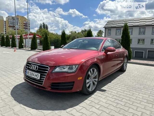 Червоний Ауді A7 Sportback, об'ємом двигуна 3 л та пробігом 170 тис. км за 16999 $, фото 2 на Automoto.ua