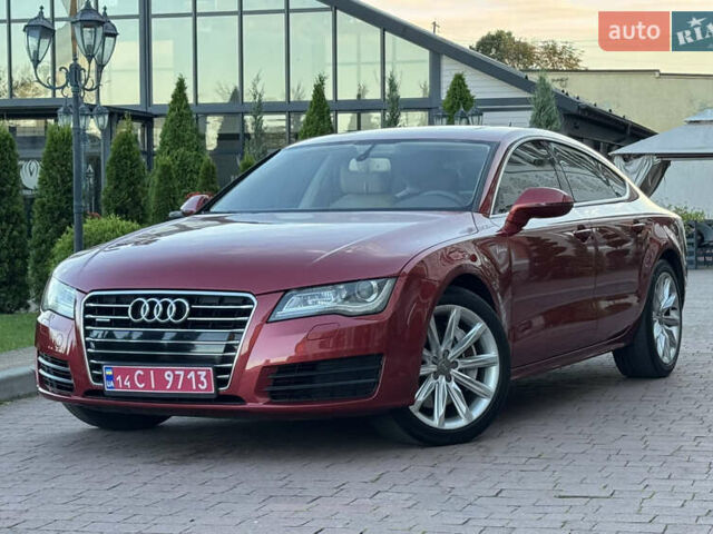 Красный Ауди A7 Sportback, объемом двигателя 3 л и пробегом 253 тыс. км за 13350 $, фото 10 на Automoto.ua