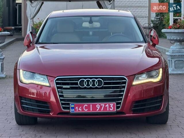 Ауді A7 Sportback 2012 у Стрые на Automoto.ua Червоний Ауді A7 Sportback, об'ємом двигуна 3 л та пробігом 255 тис. км за 13350 $, фото 1 на Automoto.ua