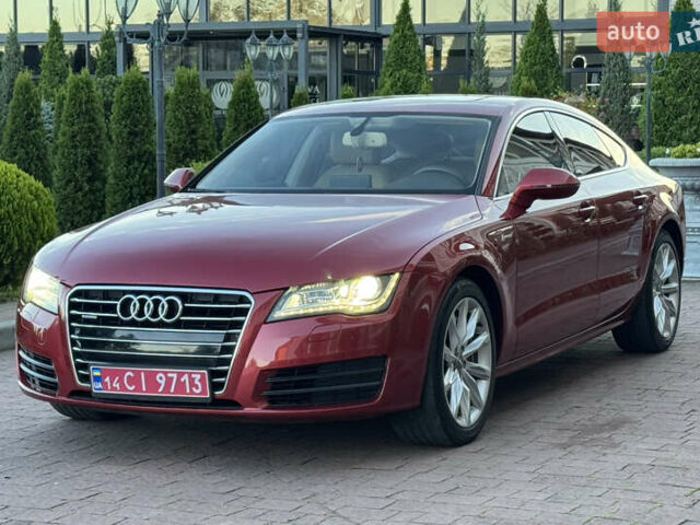 Красный Ауди A7 Sportback, объемом двигателя 3 л и пробегом 255 тыс. км за 12250 $, фото 1 на Automoto.ua