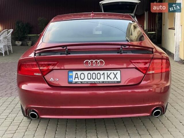 Красный Ауди A7 Sportback, объемом двигателя 2.8 л и пробегом 195 тыс. км за 15500 $, фото 18 на Automoto.ua