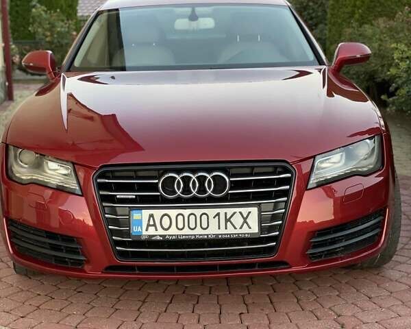 Красный Ауди A7 Sportback, объемом двигателя 2.8 л и пробегом 195 тыс. км за 15500 $, фото 5 на Automoto.ua