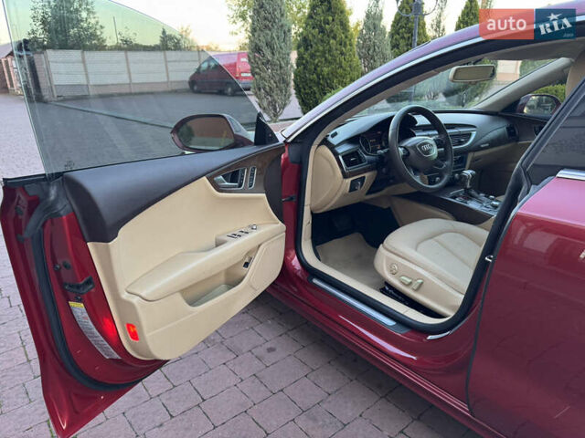 Красный Ауди A7 Sportback, объемом двигателя 3 л и пробегом 255 тыс. км за 12250 $, фото 45 на Automoto.ua