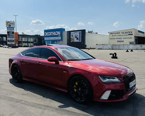 Красный Ауди A7 Sportback, объемом двигателя 3 л и пробегом 210 тыс. км за 21000 $, фото 3 на Automoto.ua