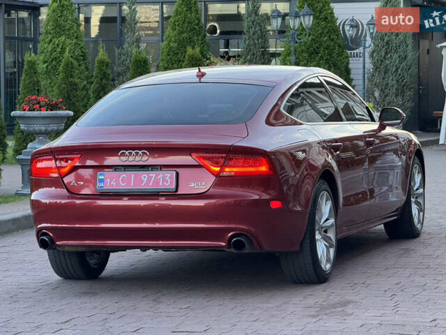Красный Ауди A7 Sportback, объемом двигателя 3 л и пробегом 255 тыс. км за 12250 $, фото 7 на Automoto.ua