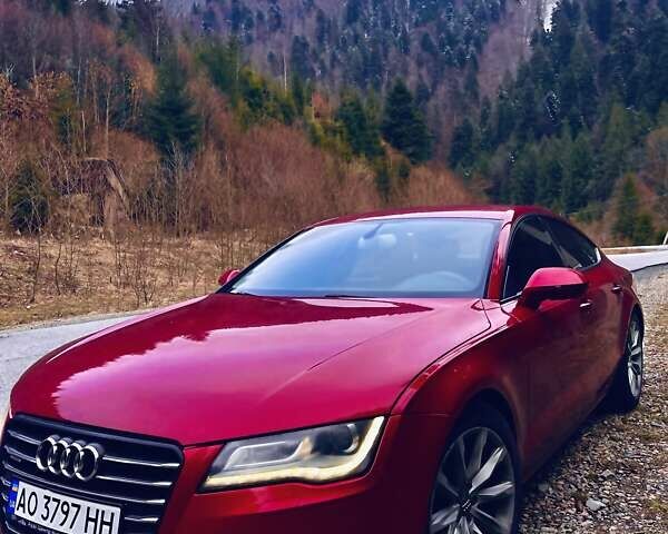 Красный Ауди A7 Sportback, объемом двигателя 2.8 л и пробегом 195 тыс. км за 15500 $, фото 1 на Automoto.ua