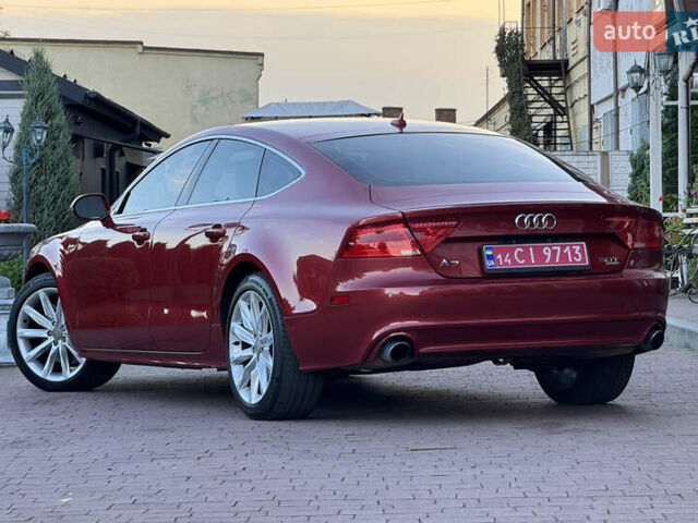 Красный Ауди A7 Sportback, объемом двигателя 3 л и пробегом 255 тыс. км за 12250 $, фото 35 на Automoto.ua
