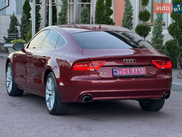 Ауді A7 Sportback 2012 у Стрые на Automoto.ua Червоний Ауді A7 Sportback, об'ємом двигуна 3 л та пробігом 255 тис. км за 13350 $, фото 32 на Automoto.ua