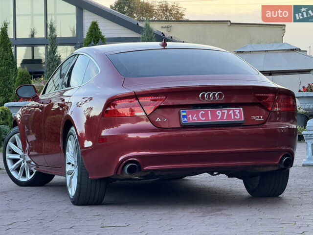 Ауді A7 Sportback 2012 у Стрые на Automoto.ua Червоний Ауді A7 Sportback, об'ємом двигуна 3 л та пробігом 255 тис. км за 13350 $, фото 29 на Automoto.ua