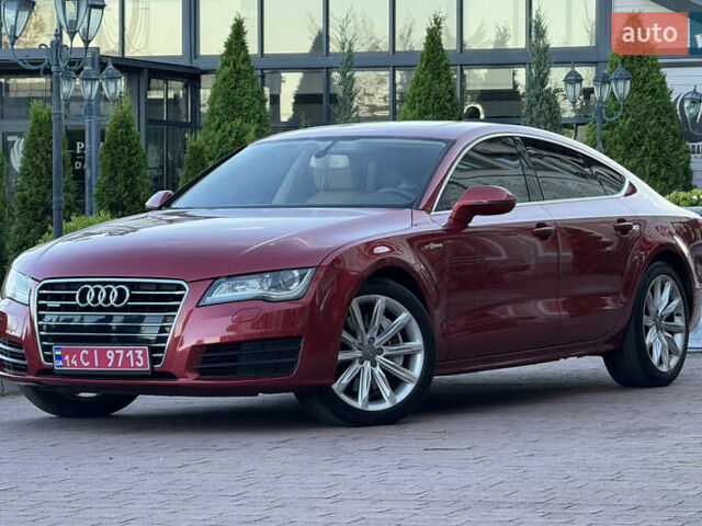 Красный Ауди A7 Sportback, объемом двигателя 3 л и пробегом 253 тыс. км за 13350 $, фото 8 на Automoto.ua