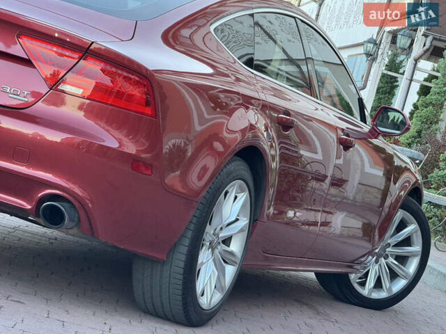 Красный Ауди A7 Sportback, объемом двигателя 3 л и пробегом 255 тыс. км за 12250 $, фото 30 на Automoto.ua