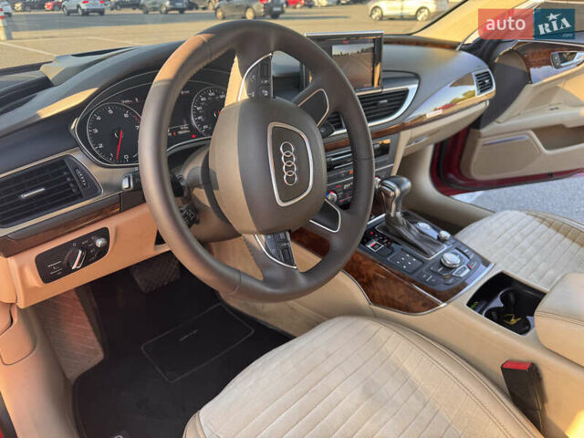 Красный Ауди A7 Sportback, объемом двигателя 3 л и пробегом 169 тыс. км за 19999 $, фото 12 на Automoto.ua