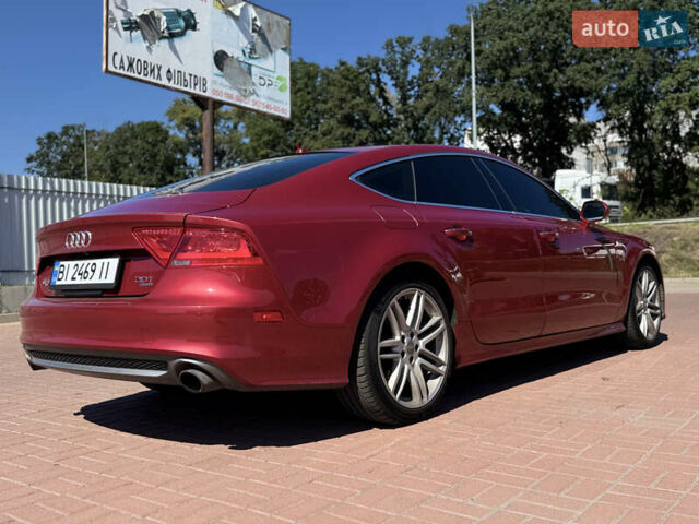 Красный Ауди A7 Sportback, объемом двигателя 3 л и пробегом 155 тыс. км за 18900 $, фото 10 на Automoto.ua