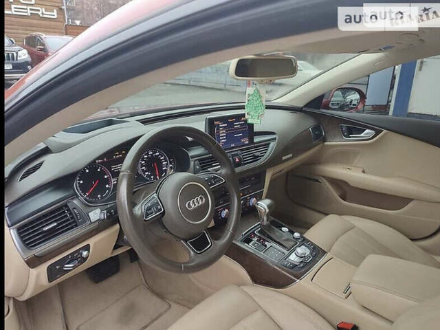 Красный Ауди A7 Sportback, объемом двигателя 3 л и пробегом 133 тыс. км за 24500 $, фото 2 на Automoto.ua