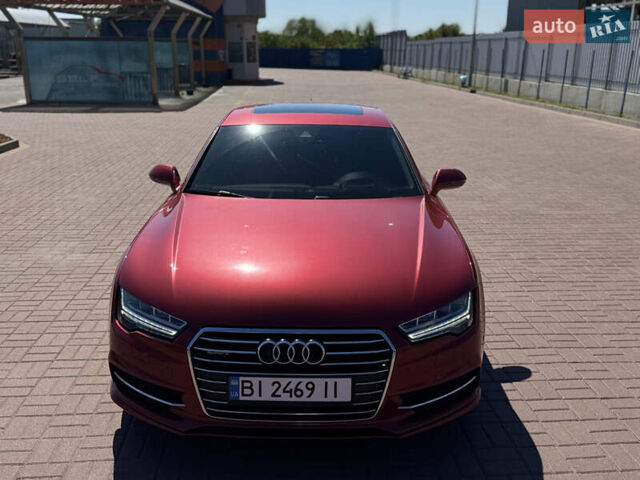 Красный Ауди A7 Sportback, объемом двигателя 3 л и пробегом 155 тыс. км за 18900 $, фото 2 на Automoto.ua