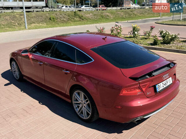 Красный Ауди A7 Sportback, объемом двигателя 3 л и пробегом 155 тыс. км за 18900 $, фото 8 на Automoto.ua