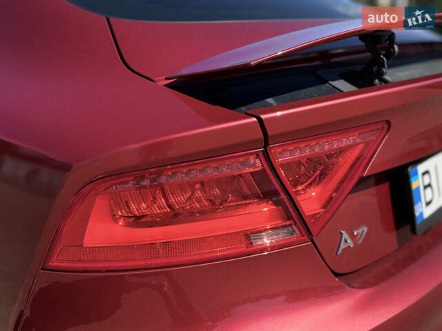 Красный Ауди A7 Sportback, объемом двигателя 3 л и пробегом 155 тыс. км за 18900 $, фото 9 на Automoto.ua