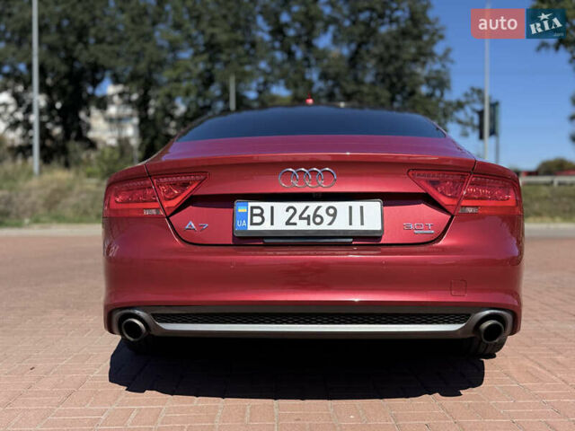 Красный Ауди A7 Sportback, объемом двигателя 3 л и пробегом 155 тыс. км за 18900 $, фото 12 на Automoto.ua