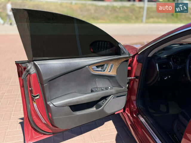 Красный Ауди A7 Sportback, объемом двигателя 3 л и пробегом 155 тыс. км за 18900 $, фото 16 на Automoto.ua