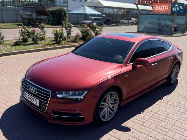 Красный Ауди A7 Sportback, объемом двигателя 3 л и пробегом 155 тыс. км за 18900 $, фото 6 на Automoto.ua