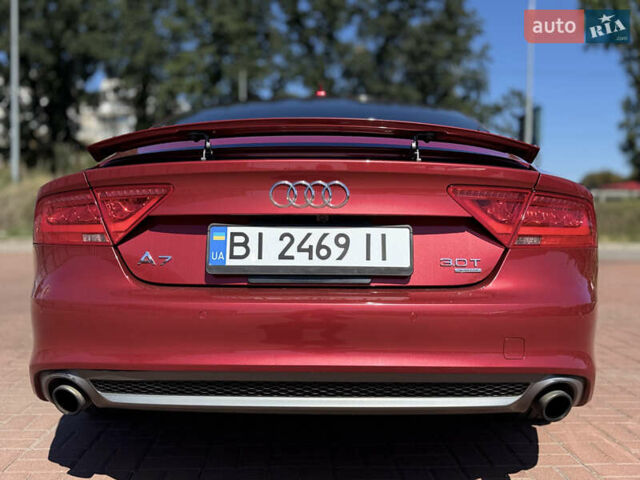 Красный Ауди A7 Sportback, объемом двигателя 3 л и пробегом 155 тыс. км за 18900 $, фото 13 на Automoto.ua