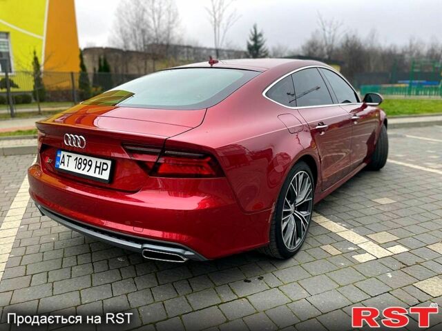 Красный Ауди A7 Sportback, объемом двигателя 3 л и пробегом 89 тыс. км за 36999 $, фото 7 на Automoto.ua