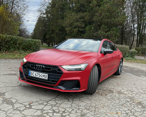 Красный Ауди A7 Sportback, объемом двигателя 3 л и пробегом 45 тыс. км за 57300 $, фото 11 на Automoto.ua