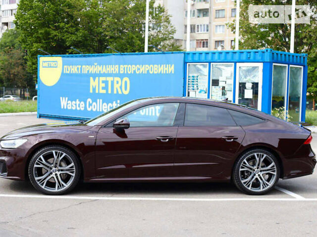 Червоний Ауді A7 Sportback, об'ємом двигуна 3 л та пробігом 110 тис. км за 69999 $, фото 2 на Automoto.ua