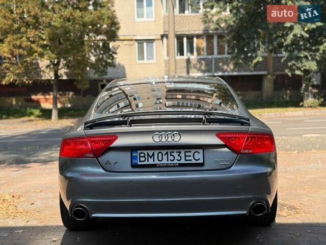 Серый Ауди A7 Sportback, объемом двигателя 3 л и пробегом 255 тыс. км за 12750 $, фото 2 на Automoto.ua