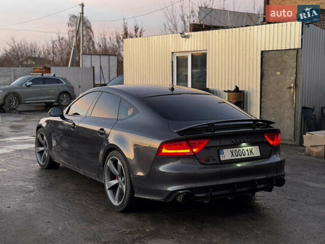 Серый Ауди A7 Sportback, объемом двигателя 3 л и пробегом 330 тыс. км за 17500 $, фото 3 на Automoto.ua