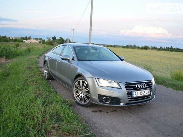 Серый Ауди A7 Sportback, объемом двигателя 3 л и пробегом 163 тыс. км за 19900 $, фото 12 на Automoto.ua