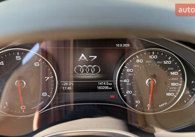 Серый Ауди A7 Sportback, объемом двигателя 3 л и пробегом 180 тыс. км за 16500 $, фото 13 на Automoto.ua