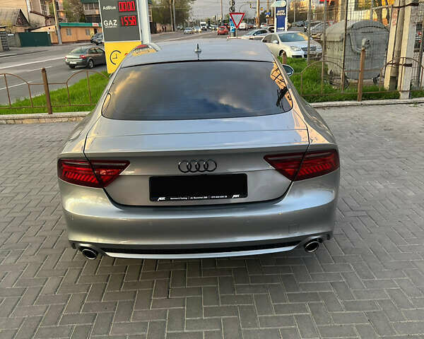 Серый Ауди A7 Sportback, объемом двигателя 3 л и пробегом 130 тыс. км за 14700 $, фото 6 на Automoto.ua