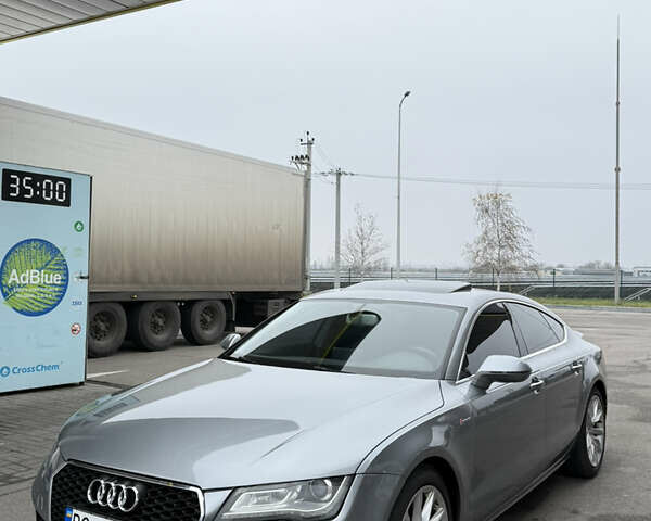 Сірий Ауді A7 Sportback, об'ємом двигуна 3 л та пробігом 170 тис. км за 13900 $, фото 17 на Automoto.ua